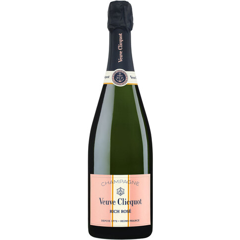 CHAMPAGNE VEUVE CLICQUOT RICH ROSE 6X0,75L 12&deg;