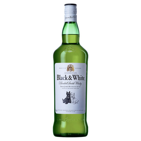 WHISKY BLACK & WHITE 12X1L 40&deg;