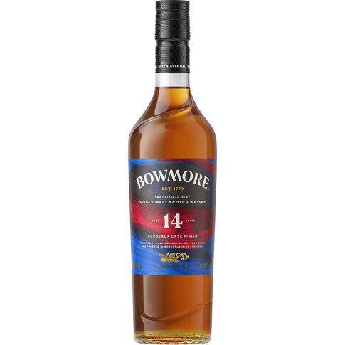 WHISKY BOWMORE 14YO BORDEAUX WINE CASK 6X0,7L 43&deg;