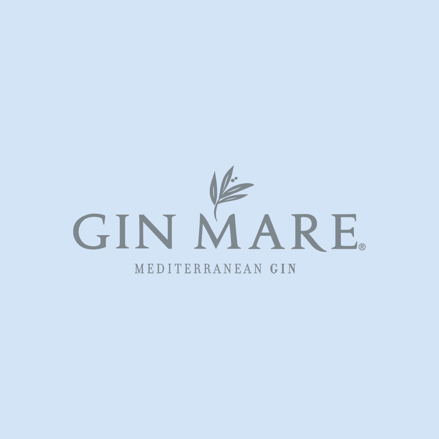 Gin Mare Mediterranean Gin logo with olive branch above the text.