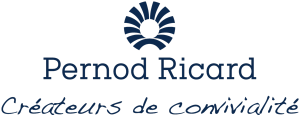 Pernod Ricard with slogan “Créateurs de convivialité” in cursive below.